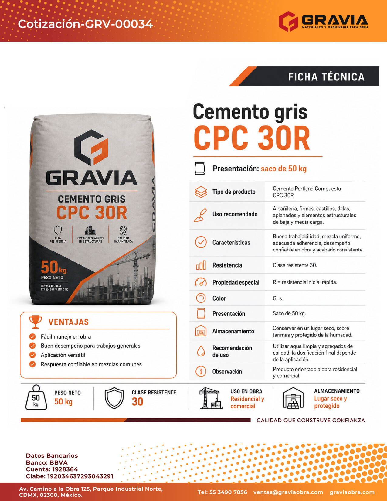 Cotización con presencia